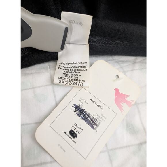 vintage disney mickey nwt plus size hooded zip up fleece - Picture 7 of 13